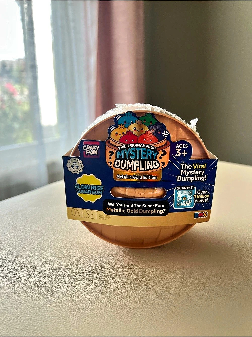 Crazy Fun Mystery Dumpling Metallic Gold Edition (SLOW RISE Sugar gum)